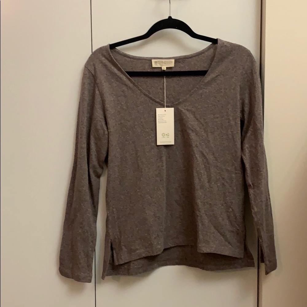Long sleeve purple Synergy shirt